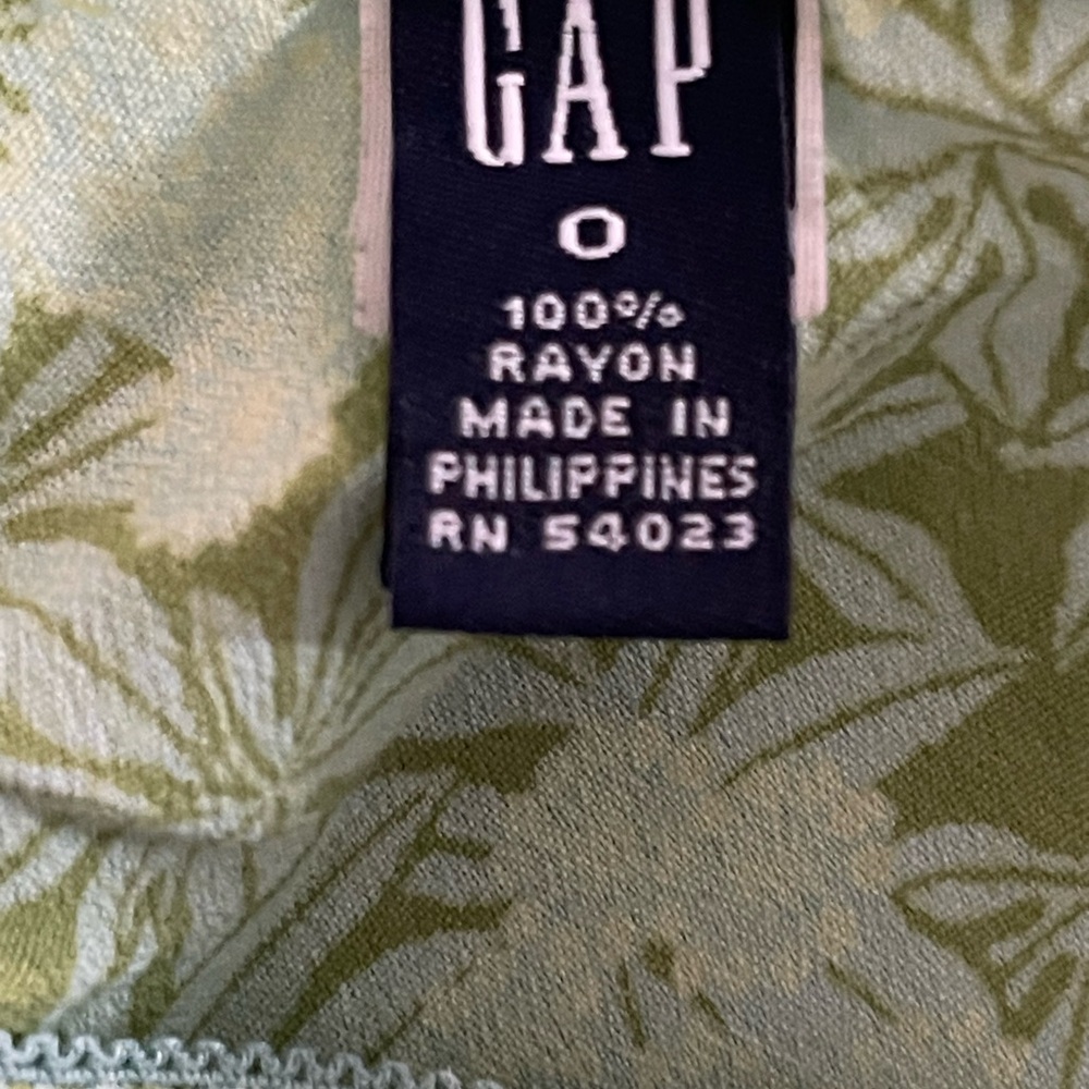 GAP Y2K Light Green Floral Skirt - Picture 2 of 6